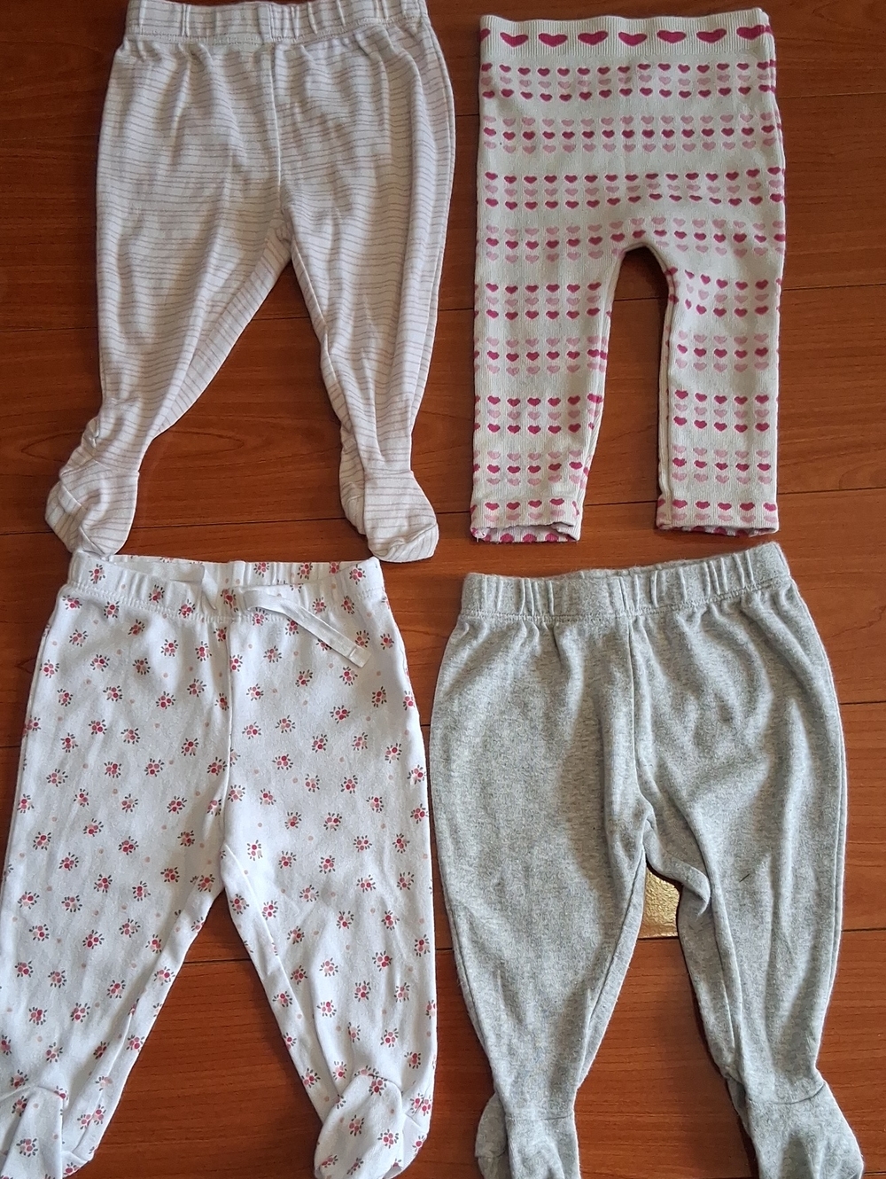 Baby Girl Footed Legging Bundle & GAP Sweater 3-6 Months